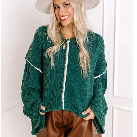 POL Teal Women's Cardigan Sweater - Picture 1 of 1